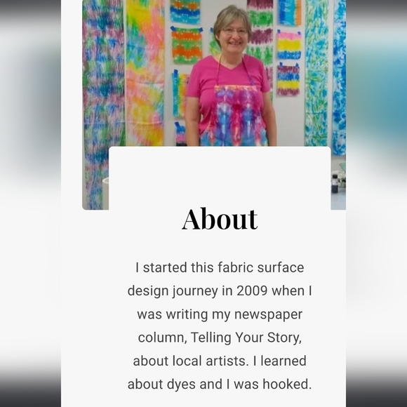 ICE DYE ARTIST one of a kind dress oversized flattering relaxed sweatshi… - Picture 12 of 14